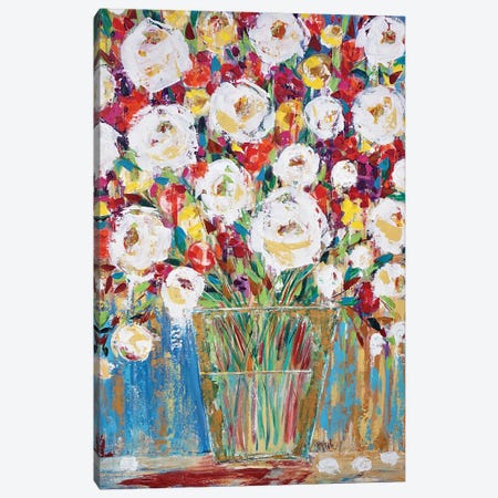 Fresh Bouquet Canvas Print #BBN205} by Brenda Bush Canvas Artwork