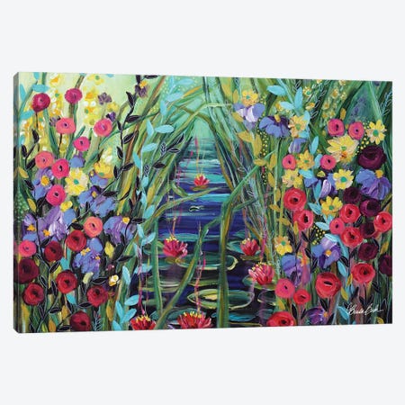 Magical Garden Canvas Print #BBN207} by Brenda Bush Canvas Wall Art