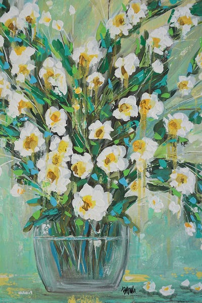 He Loves Me by Brenda Bush framed canvas print