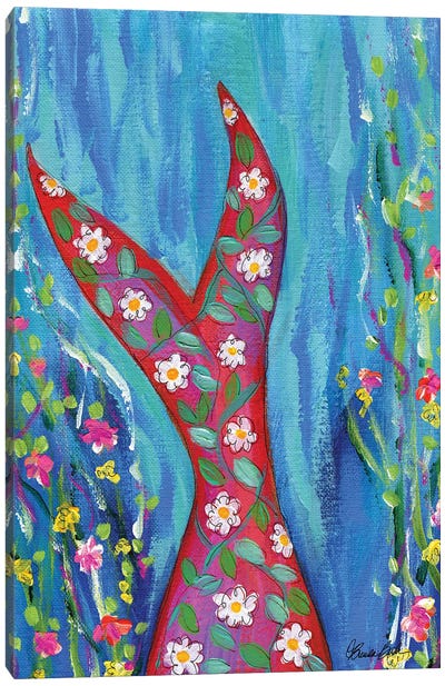 Let'S Be Mermaids Canvas Art Print - Brenda Bush