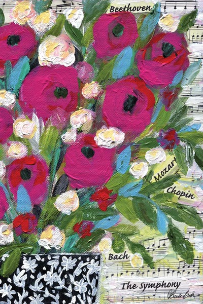 The Symphony by Brenda Bush multi panel art