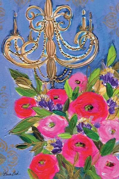 Chandeliers: Blue Opulence by Brenda Bush