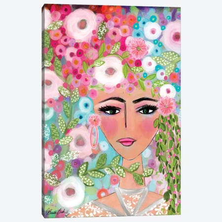 Chantilly Lace And A Pretty Face Canvas Print #BBN231} by Brenda Bush Canvas Art