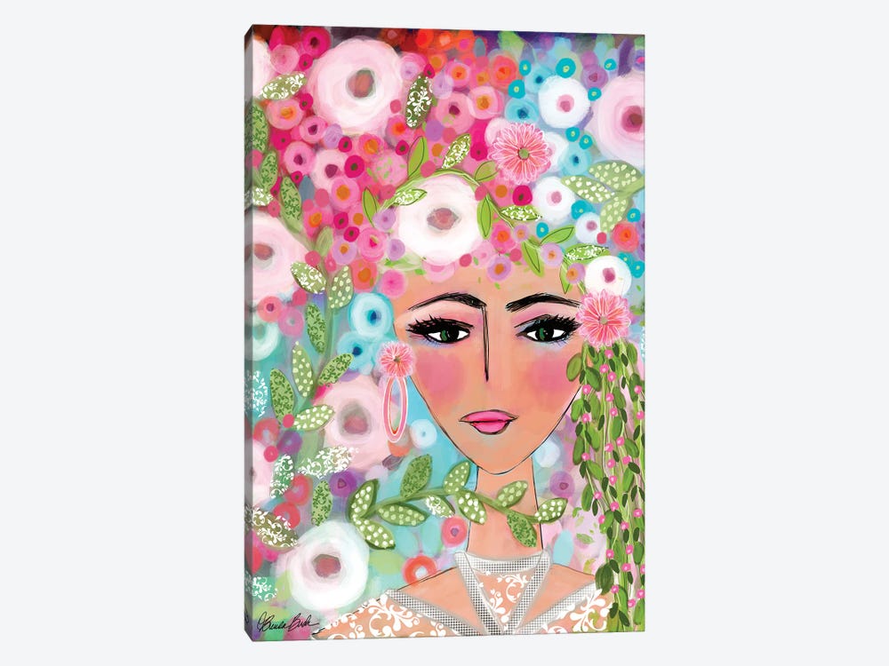 Chantilly Lace And A Pretty Face by Brenda Bush 1-piece Canvas Art Print