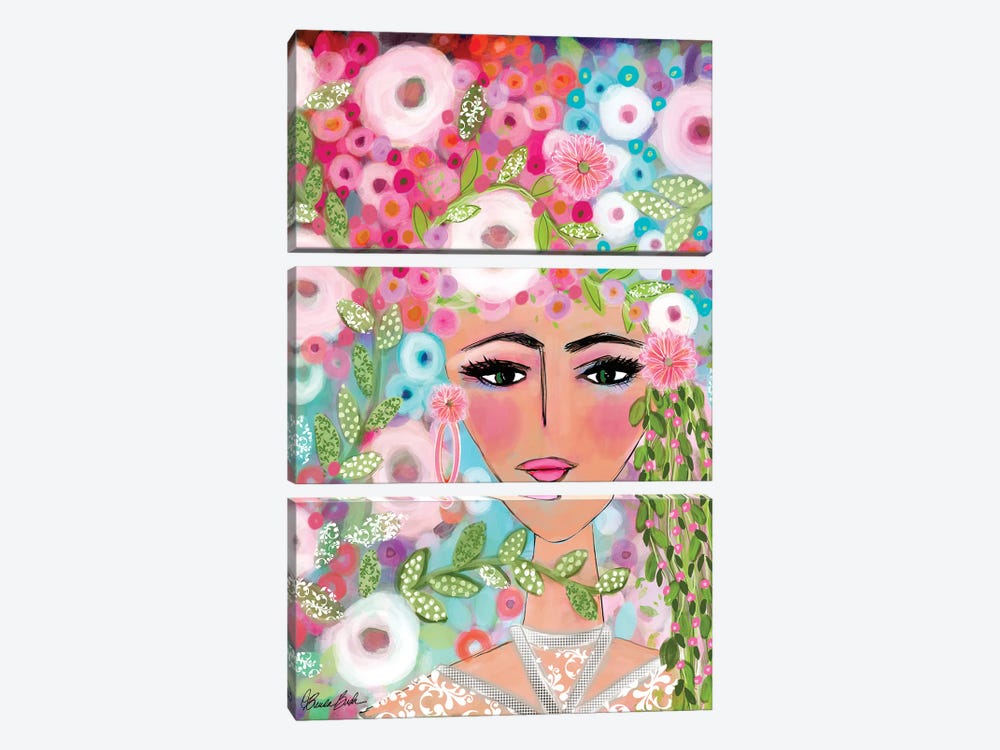 Chantilly Lace And A Pretty Face by Brenda Bush 3-piece Art Print