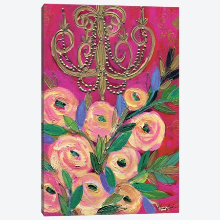 Pink Opulence Canvas Print #BBN232} by Brenda Bush Canvas Wall Art