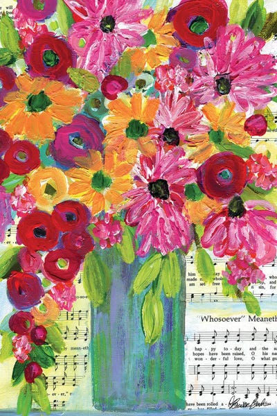 Whosoever Meaneth Me by Brenda Bush multi panel art