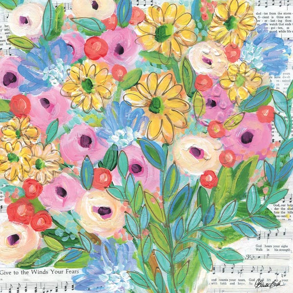 Music Notes: Give To The Winds Your Fears by Brenda Bush