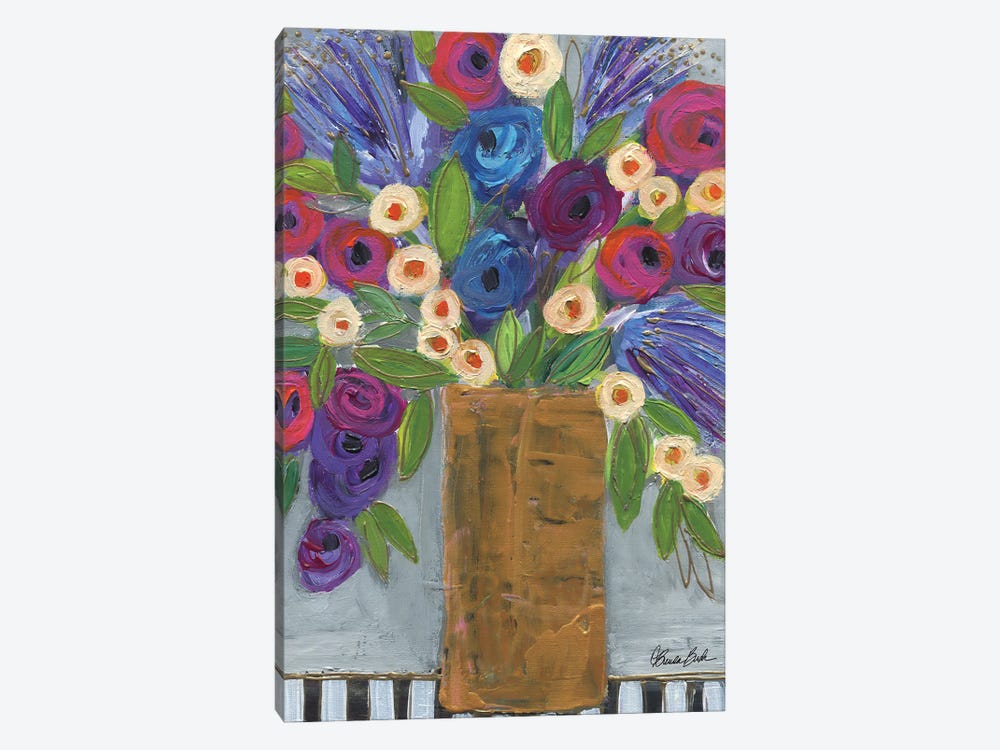 The Gold Vase by Brenda Bush 1-piece Canvas Art Print