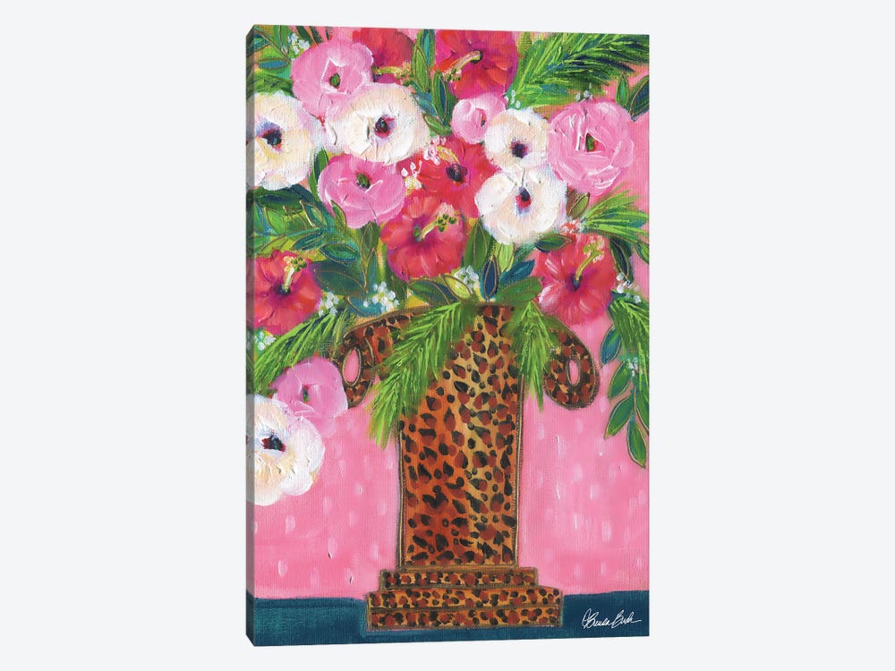 The Leopard Vase by Brenda Bush 1-piece Canvas Artwork