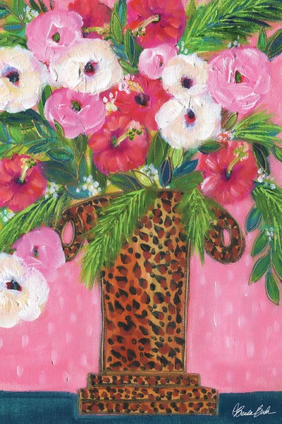 Animal Patterns: The Leopard Vase by Brenda Bush