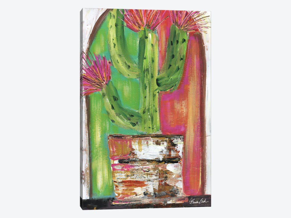 Pueblo Cactus by Brenda Bush 1-piece Art Print