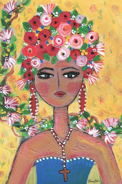 Sayulita Senorita by Brenda Bush wall art