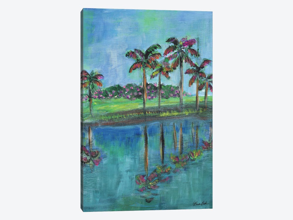 Tropical Reflections by Brenda Bush 1-piece Art Print
