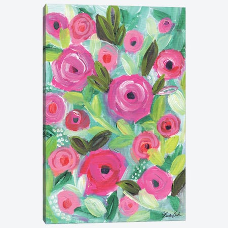 Bloom Freely Canvas Print #BBN267} by Brenda Bush Canvas Artwork