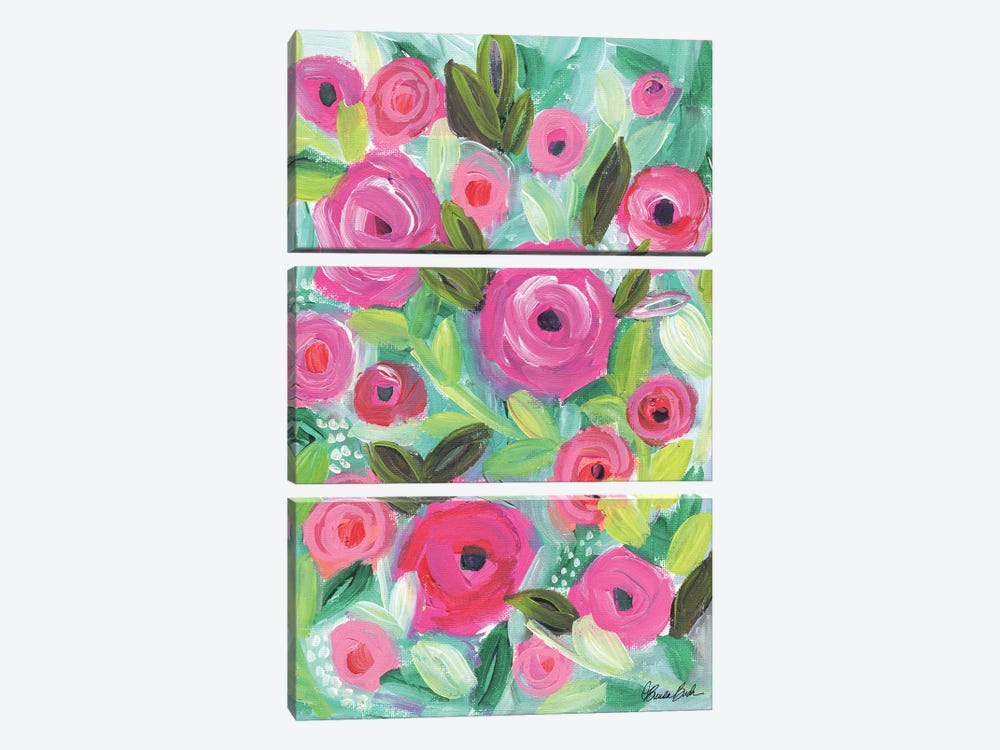 Bloom Freely by Brenda Bush 3-piece Canvas Artwork