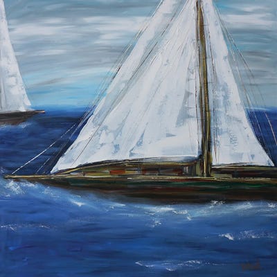 Leaving The World Behind by Brenda Bush canvas print