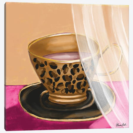Perfect Morning Coffee Canvas Print #BBN272} by Brenda Bush Canvas Artwork