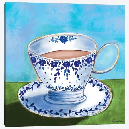 Coffee In The Morning Sun Canvas Print #BBN274} by Brenda Bush Canvas Print