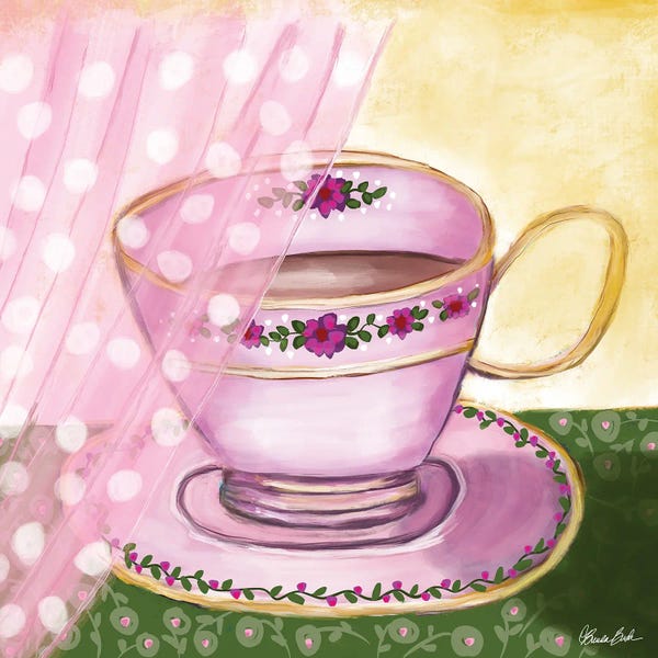 Polka Dot: Polka Dot Curtain by Brenda Bush