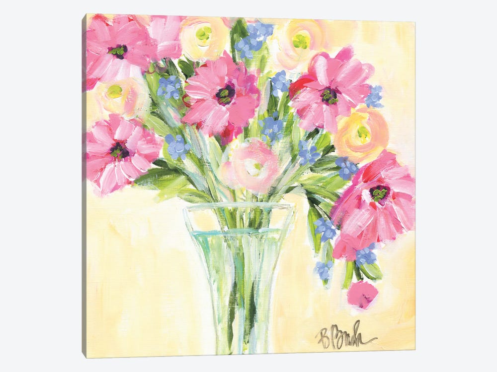 Summertime Bouquet by Brenda Bush 1-piece Canvas Art