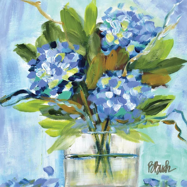 Kitchen: Hydrangea Perfection by Brenda Bush