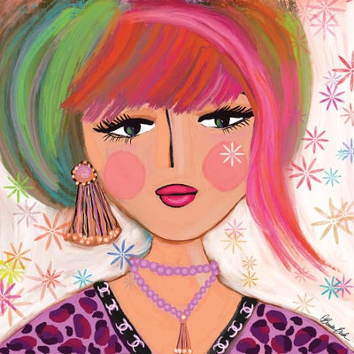 Trendsetter by Brenda Bush multi panel art