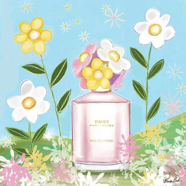 Perfume Bottles: Blooming Daisies by Brenda Bush