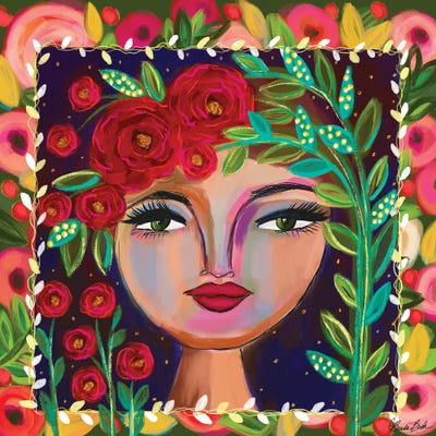 Evening In The Rose Garden by Brenda Bush multi panel art