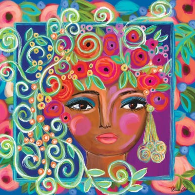 Forever Blooming by Brenda Bush multi panel art