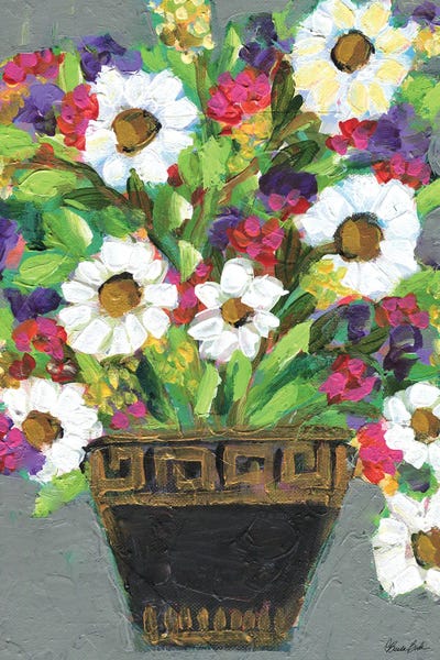 Mayan Vase by Brenda Bush multi panel art