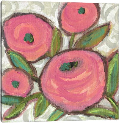 Free Spirit Roses Canvas Art Print - Brenda Bush