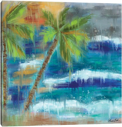 Raining In Cancun Canvas Art Print - Mexico Art