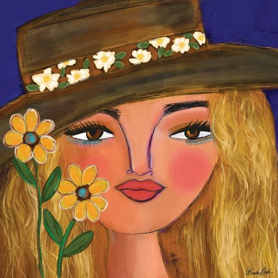 Vintage Hat by Brenda Bush canvas print