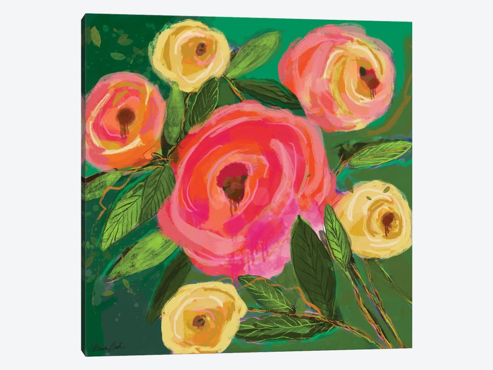 Old Garden Roses by Brenda Bush 1-piece Art Print