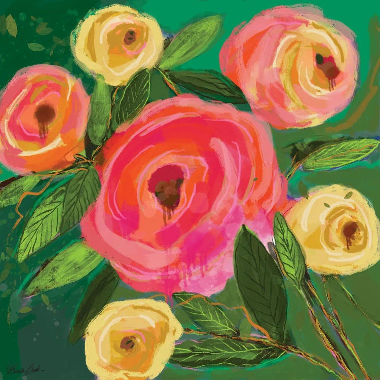 Old Garden Roses by Brenda Bush wall art