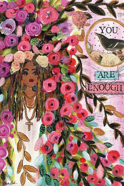 You Are Enough Art Print by Brenda Bush iCanvas