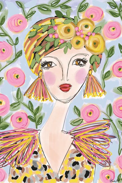 Sophisticated Socialite by Brenda Bush multi panel art