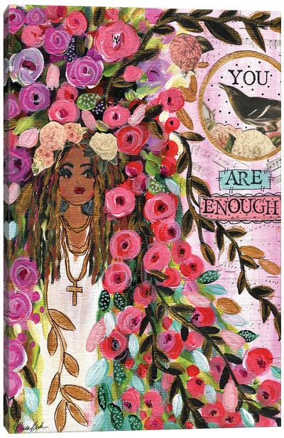 You Are Enough Canvas Art Print - Brenda Bush