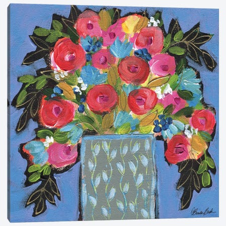 The Floral Spell Canvas Print #BBN345} by Brenda Bush Canvas Print
