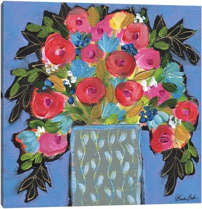 The Floral Spell Canvas Art Print - Brenda Bush