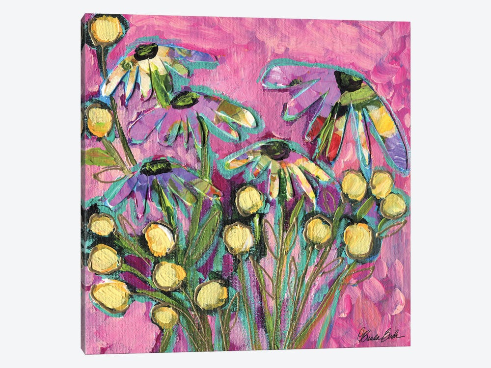 Pink Sky Reflections by Brenda Bush 1-piece Canvas Print