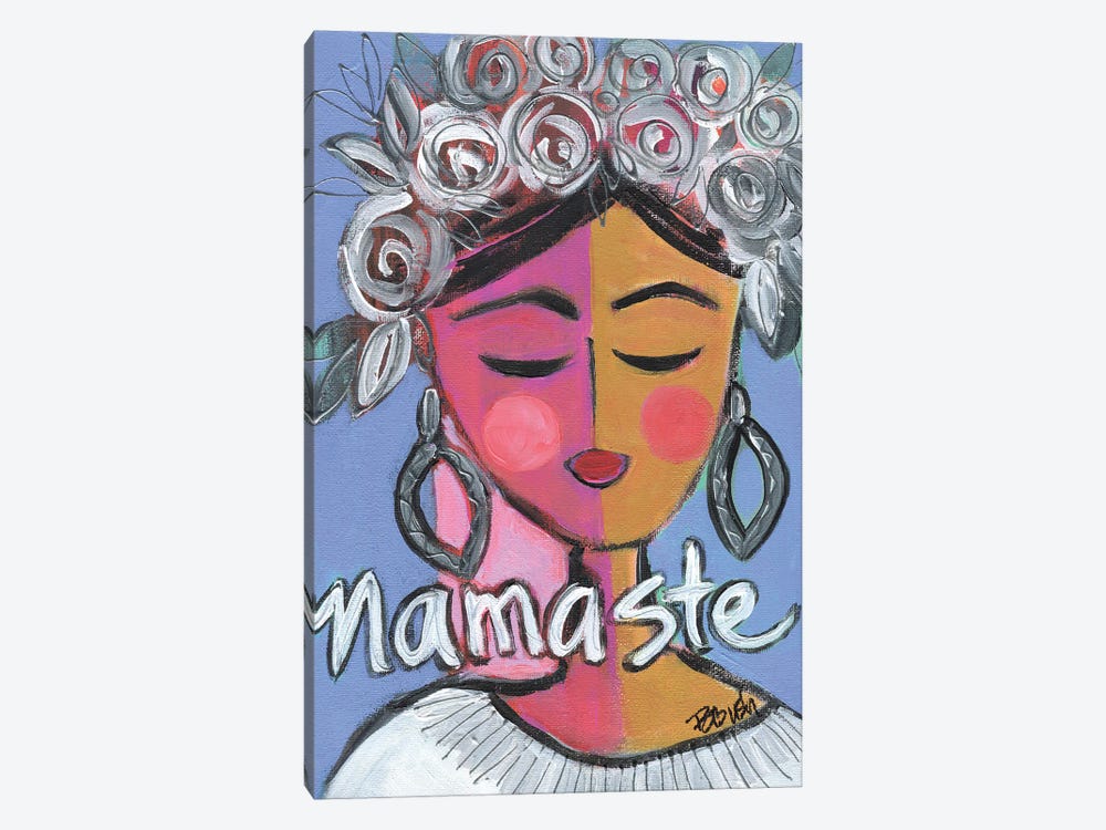 Namaste BFF by Brenda Bush 1-piece Canvas Artwork