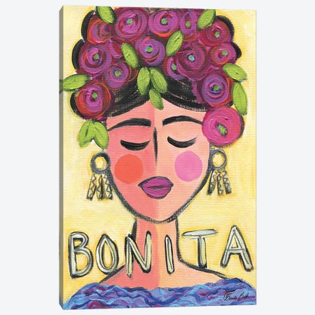 Bonita BFF Canvas Print #BBN351} by Brenda Bush Art Print