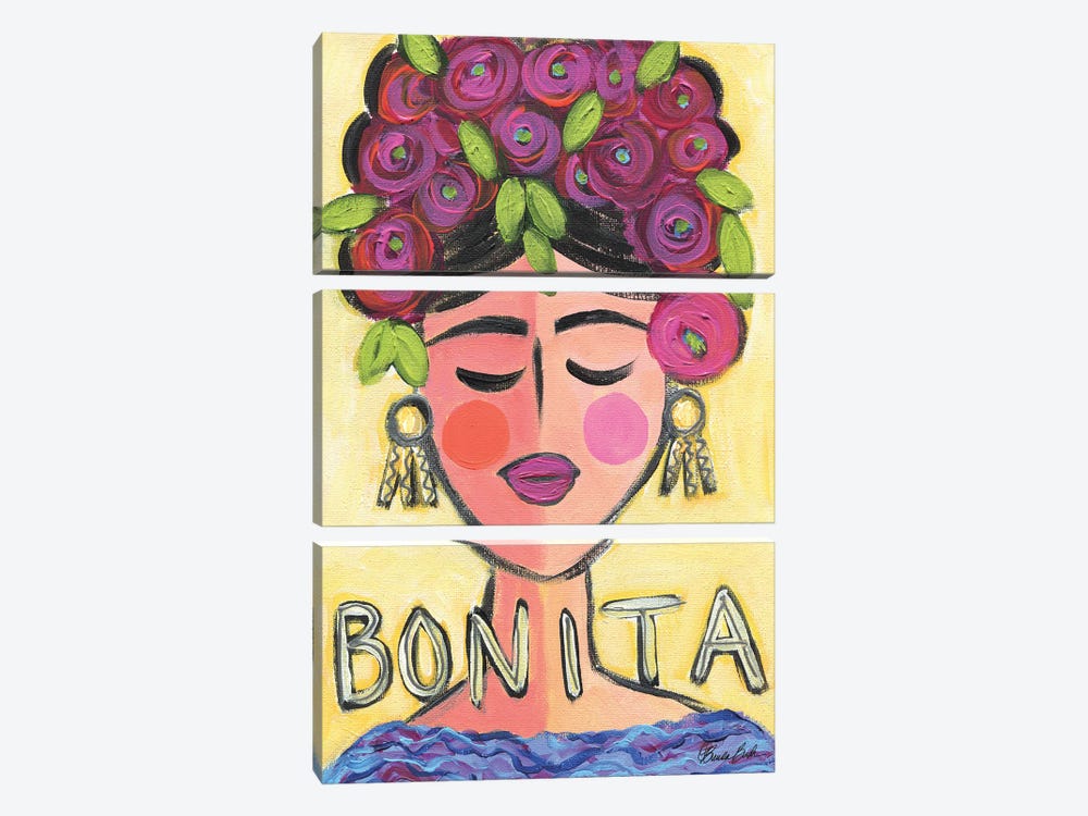 Bonita BFF by Brenda Bush 3-piece Canvas Artwork