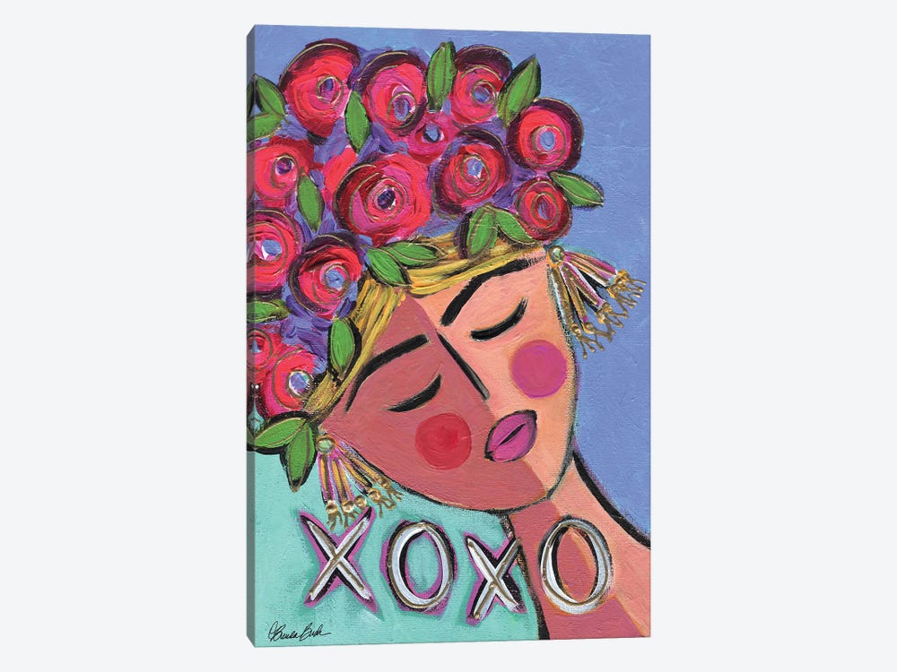 XOXO BFF by Brenda Bush 1-piece Canvas Artwork