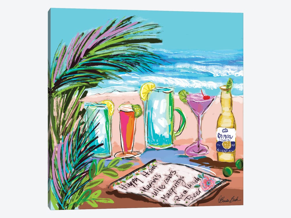 Jamaican Happy Hour by Brenda Bush 1-piece Canvas Print