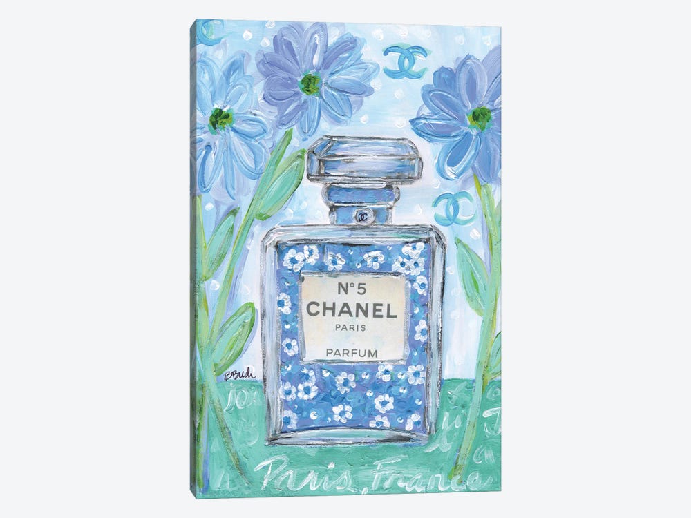 Chanel Blue by Brenda Bush 1-piece Canvas Art Print