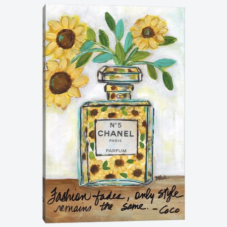 Chanel Sunflowers Canvas Print #BBN364} by Brenda Bush Canvas Print