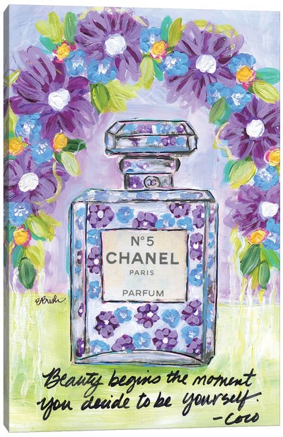 Chanel Beauty Canvas Art Print - Brenda Bush
